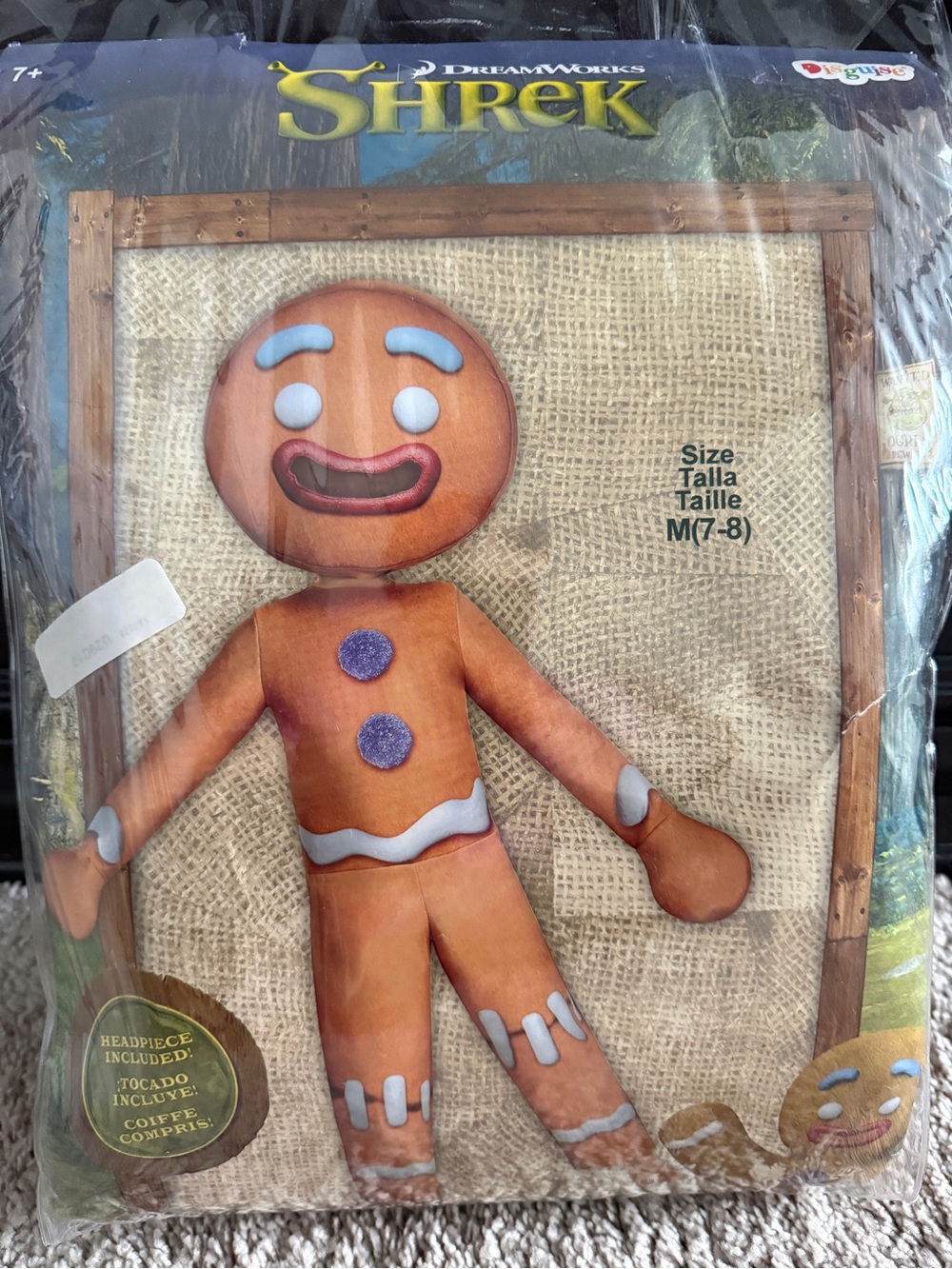 DreamWorks Shrek “Gingy” Gingerbread Costume for Kids
